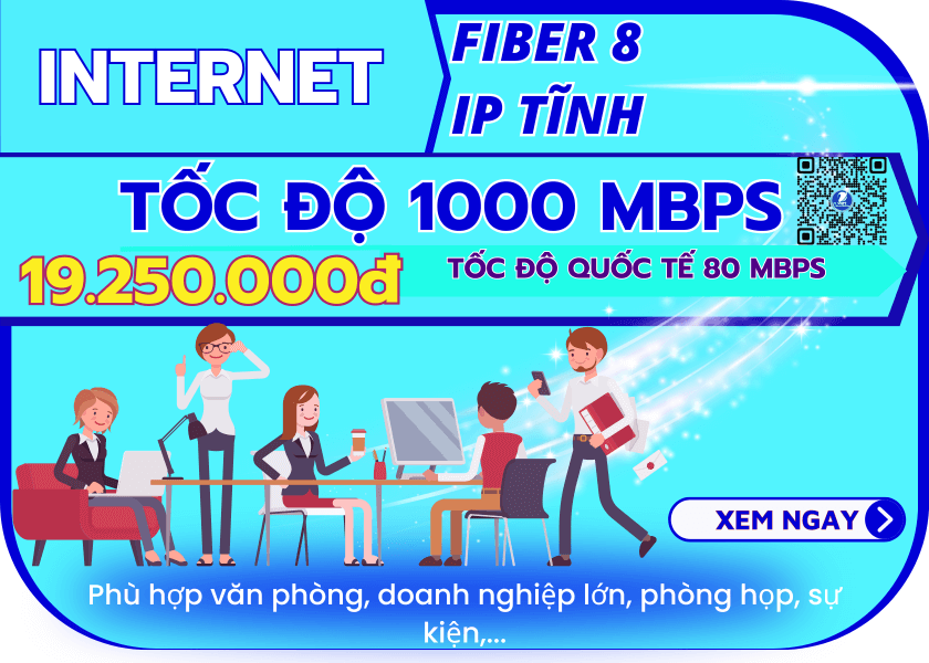 Fiber8 -  IP Tĩnh