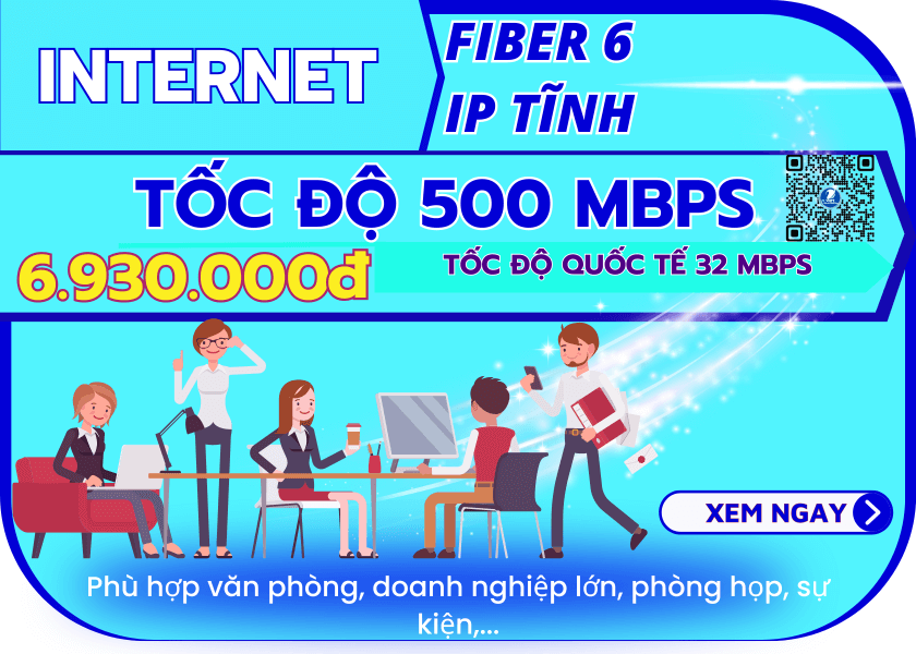 Fiber6 -  IP Tĩnh