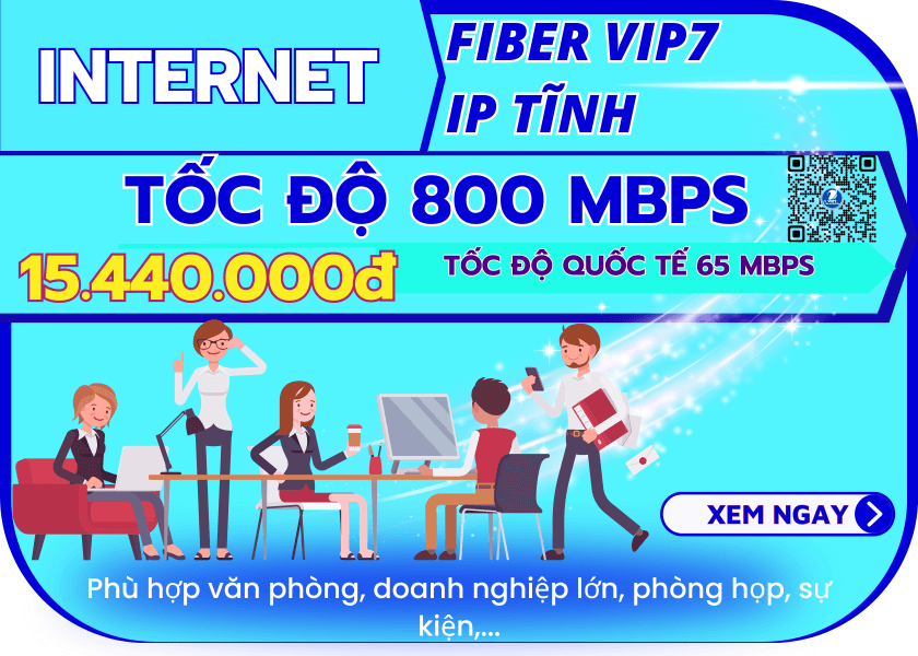 FiberVip7 - IP Tĩnh