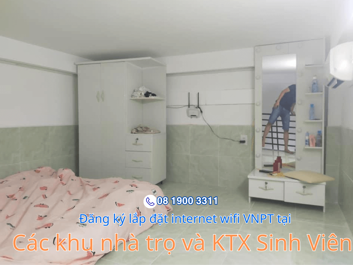 Lắp mạng VNPT cho khu nhà trọ