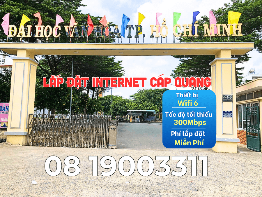 Lắp Mạng Wifi VNPT Cho Sinh Viên Đại Học Văn Hóa – Tốc Độ Cao, Giá Sinh Viên