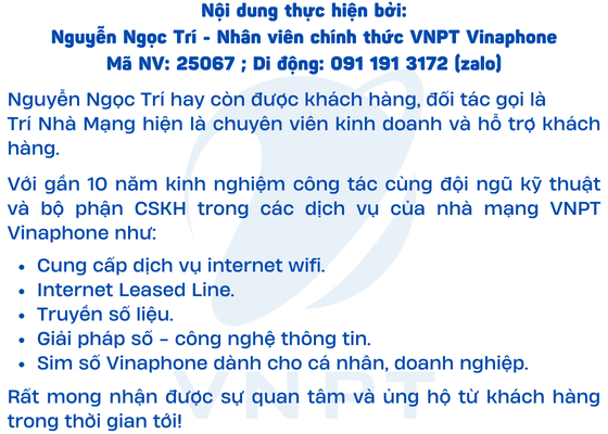 Phụ trách nội dung cskhvnpt.com