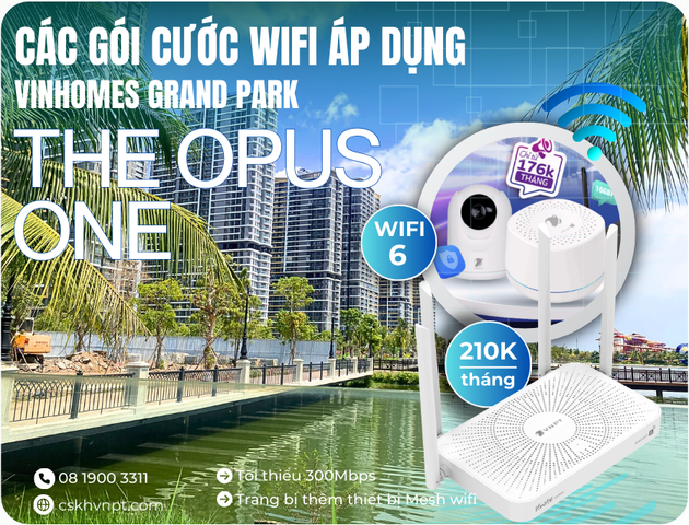 Các gói Internet wifi tốc độ cao