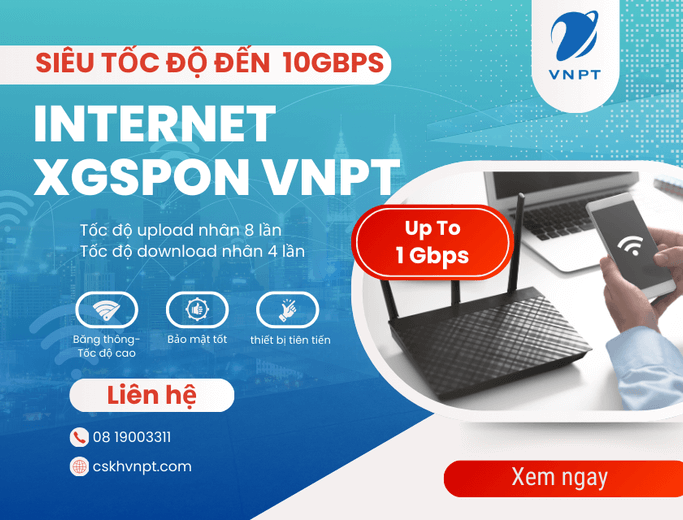 lắp đặt mạng vnpt công nghệ mới tôc độ cao