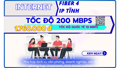 Fiber4 - IP Tĩnh