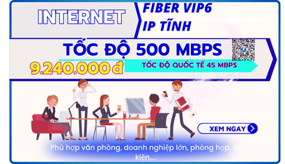 FiberVip6 -  IP Tĩnh